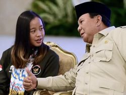 Atlet Martina Sempat Ngobrol dengan Prabowo di Istana, Ini yang Dibahas