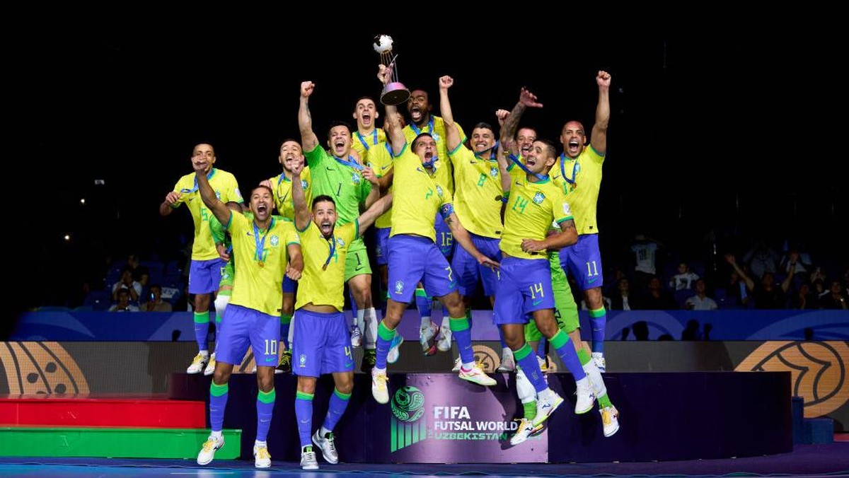 Brasil Juara Piala Dunia Futsal 2024 . Foto: FIFA via Getty Images/Alex Caparros - FIFA