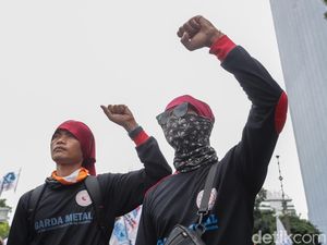 685 Personel Gabungan Dikerahkan Amankan Demo Buruh Hari Ini