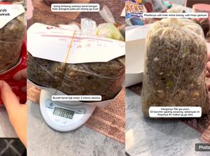 Gokil! Netizen Kaget Lihat Porsi Barbar Pesanan Nasi Goreng Online