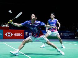 Debut Indonesia Masters 2026, Indra/Joaquin Terpukau Atmosfer Istora GBK