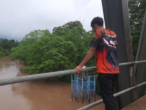 Debit Air Sungai Naik Akibat Hujan Deras, Warga Musi Rawas Diimbau Waspada