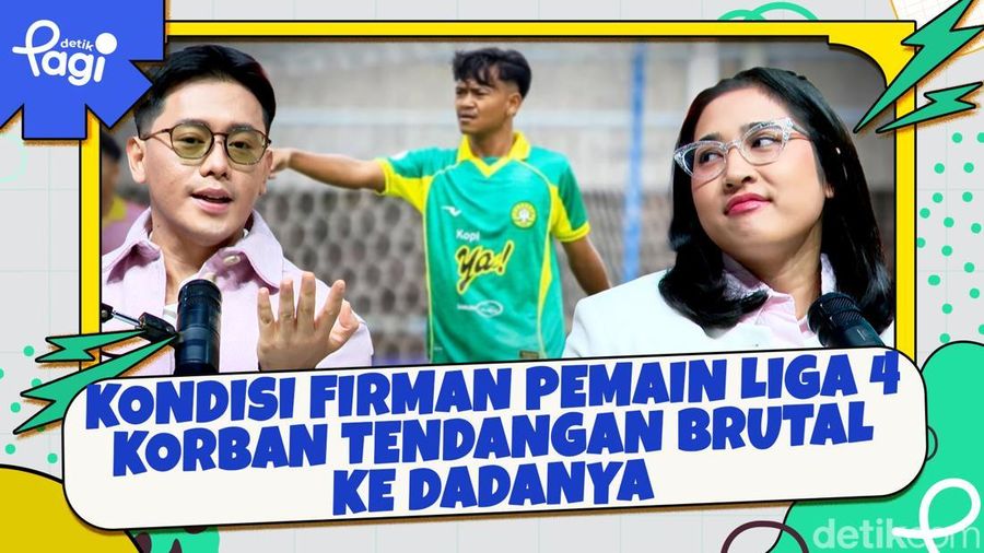 Video: Kondisi Firman, Pemain Liga 4 Korban Tendangan Brutal ke Dadanya 