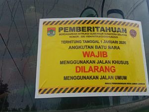Bertambah, Kini Ada 44 Truk Batu Bara Ditahan karena Melintas di Lubuklinggau