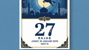 Kapan Bulan Rajab 2026 Berakhir? Cek Kalender Hijriah 1447 H di Sini