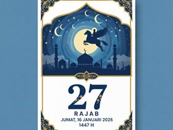 Tanggal 27 Rajab Hari Apa? Ini Jadwal, Amalan, dan Peristiwa Pentingnya