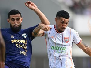 Gol Cepat Javlon Bawa Persita Unggul 1-0 atas Borneo FC di Babak Pertama