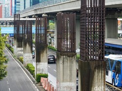 Dibongkar Mulai Rabu, Total 98 Tiang Monorel Tak Lagi Jadi Prasasti