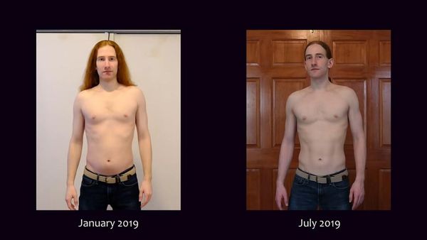 Potret Transformasi Pria yang Push-up 100 Kali Tiap Hari selama Setahun