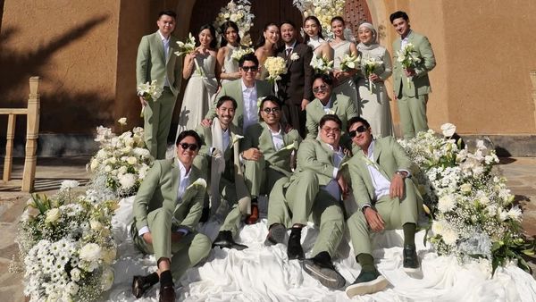 Potret Selebritas Hadiri Rangkaian Pernikahan Ranggaz Laksmana di Maroko