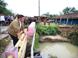 Banjir OKU Timur Disebabkan Penyempitan Aliran Sungai di OKI
