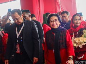 Megawati dan Sejumlah Kader Hadir di HUT ke-53 PDIP