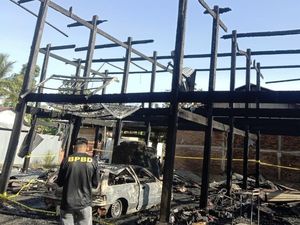 2 Rumah di Sidrap Terbakar Akibat Korsleting, Kerugian Ditaksir Rp 520 juta