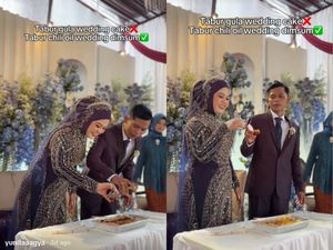 5 Momen Unik Makanan di Pernikahan, Souvenir Selada hingga Racik Dimsum!