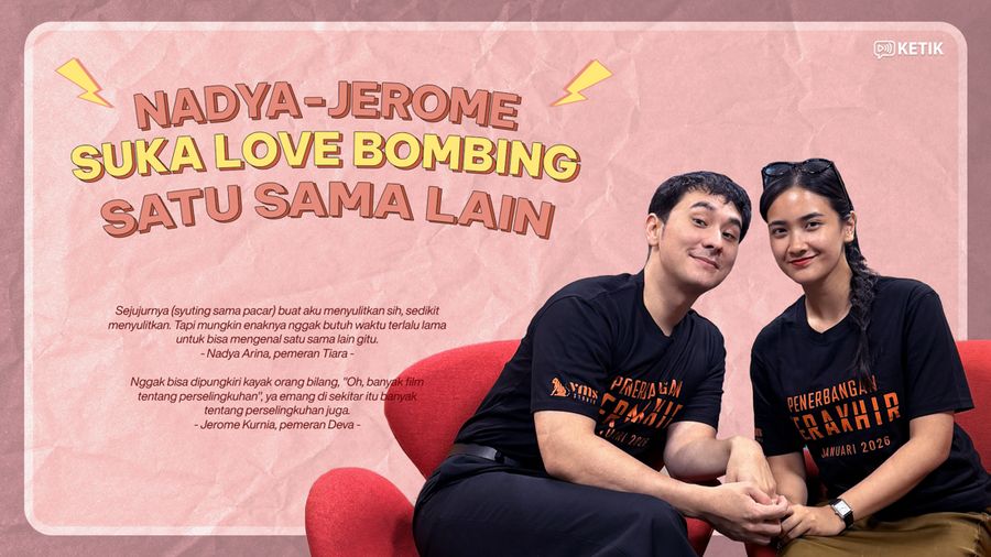 Video KETIK: Skandal Cinta Nadya Arina-Jerome Kurnia di Penerbangan Terakhir 