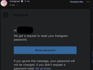 Waspada Email Reset Password Instagram, Mode Penipuan Baru