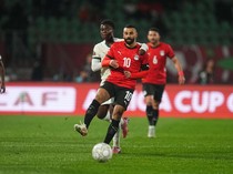 Momen Kocak Mo Salah Kepeleset saat Rayakan Gol Mesir