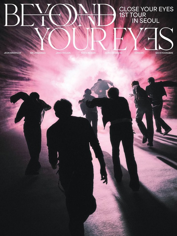 Poster konser CLOSE YOUR EYES 'Beyond Your Eyes' yang akan digelar selama dua hari berturut-turut mulai (31/1).