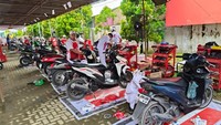 Ribuan Motor Terdampak Banjir Sumatera Dapat Servis Gratis