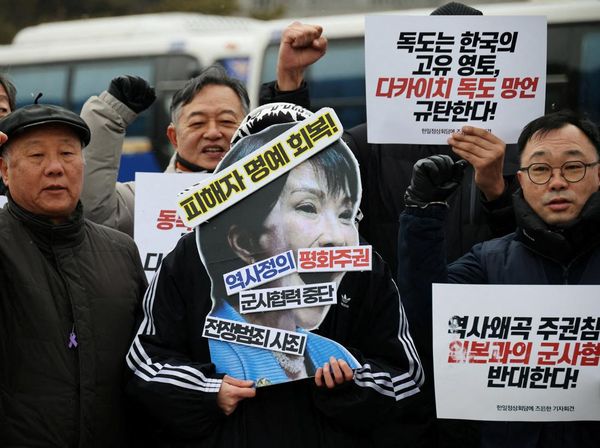 Aksi Protes Anti-Takaichi Pecah di Seoul Jelang Pertemuan Diplomatik