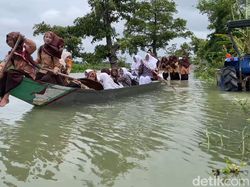 Curah Hujan Tinggi, Sejumlah Wilayah di Jatim Masih Terendam Banjir