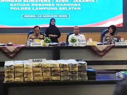 Polisi Gagalkan Penyelundupan 122,5 Kg Sabu asal Aceh di Pelabuhan Bakauheni