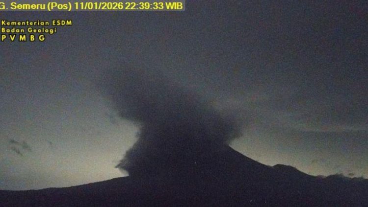 Semeru Muntahkan Awan Panas Sejauh 5 KM dalam Erupsi Terbaru