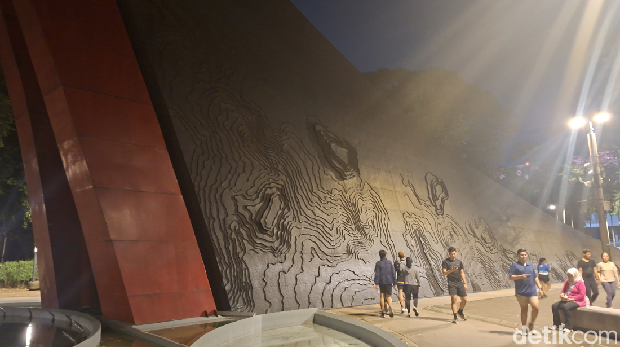 Kaldron Api Bilah Nusantara di GBK, Senayan, Jakarta