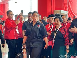 Digandeng Anak Puan, Megawati Hadiri Penutupan Rakernas PDIP di Ancol