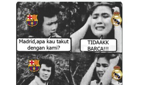 Meme Kocak & Menohok Gentayangan Usai Real Madrid Dikalahkan Barcelona