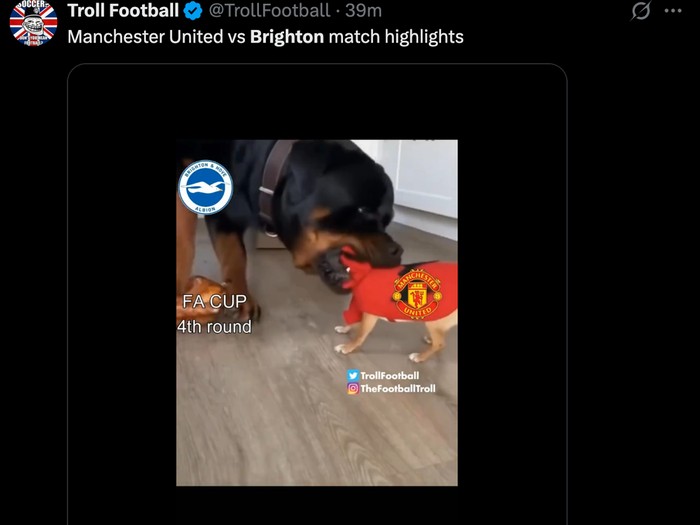 meme manchester united,meme mu,meme sepakbola,meme,manchester united vs brighton & hove albion,man united vs brighton,mu vs brighton,piala fa,fa cup