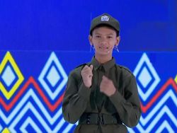Dulu Sulit Membaca, Nazril Siswa Sekolah Rakyat Kini Monolog di Depan Prabowo