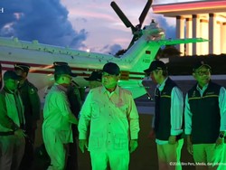 Prabowo Tiba di IKN, Mendarat di Depan Istana Negara