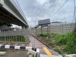 Akses di Bawah Flyover Nurtanio yang Kini Mati