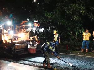 Gubernur Sulsel Minta Maaf Jika Perbaikan Jalan Hertasning Makassar Picu Macet