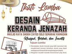 Masjid Zayed Solo Gelar Lomba Desain Keranda, Ini Kriteria dan Hadiahnya
