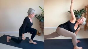 Potret Nenek-nenek Bugar, Umur 61 Tahun Jadi Influencer Kebugaran