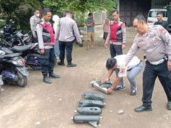 Tak Ada Ampun, Polresta Bandung Gencar Tindak Pengendara Berknalpot Brong