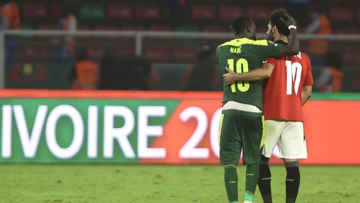 Mohamed Salah dan Sadio Mane jumpa di Semifinal Piala Afrika 2025. (Anadolu Agency via Getty Images/Anadolu)