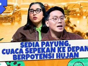 Sedia Payung, Cuaca Sepekan ke Depan Berpotensi Hujan