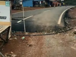 Viral Perbatasan Jalan Aspal Bogor Vs Tanah Merah Lebak, Andra Soni Buka Suara