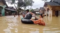 Korban Banjir Pandeglang Dapat Layanan Kesehatan Usai Terjangkit Gatal-gatal