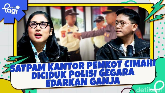 Video: Satpam Kantor Pemkot Cimahi Diciduk Polisi gegara Edarkan Ganja