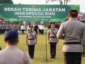 Kapolda Riau Pimpin Sertijab, Wakapolda Resmi Dijabat Brigjen Hengki Haryadi