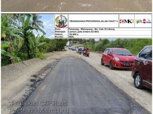Proyek Jalan Paleteang-Malimpung-Batas Enrekang Masuki Tahap Konstruksi
