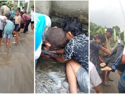 Bocah Tewas Terbawa Arus Saat Hujan Deras di Bandar Lampung