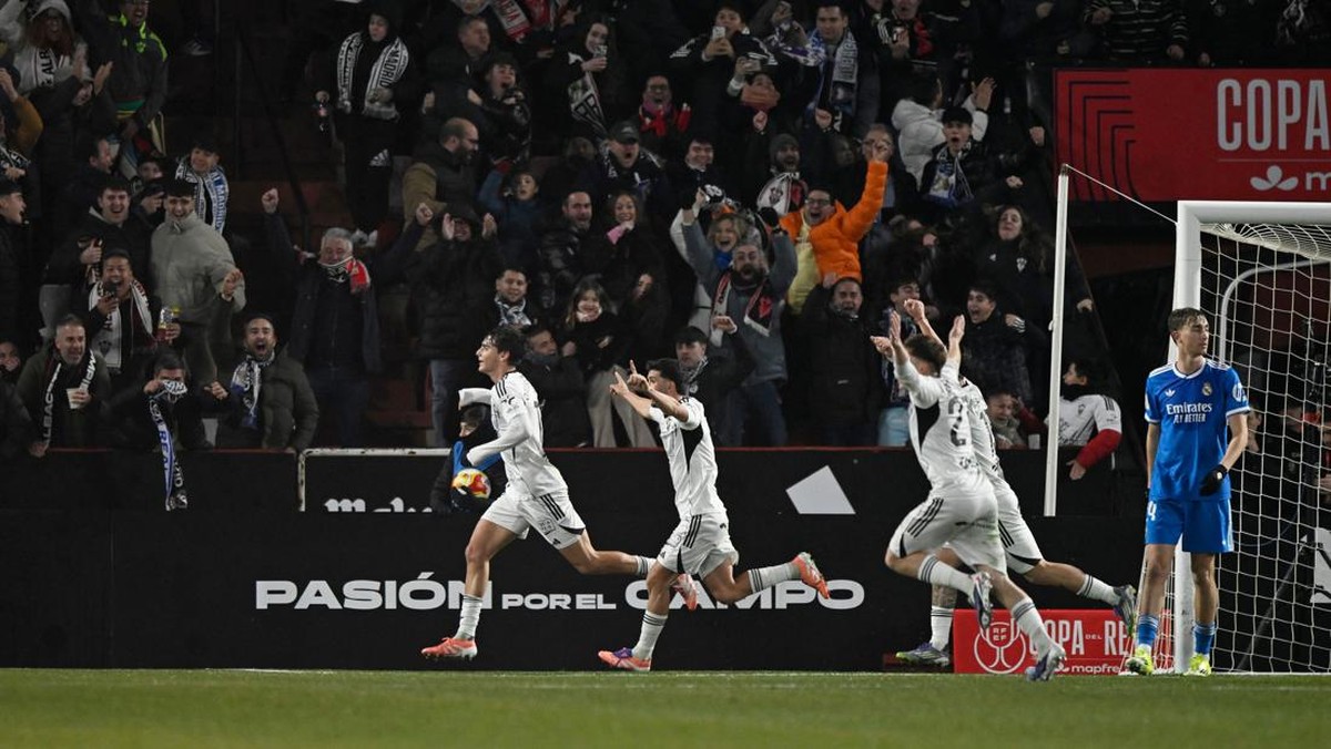 Albacete singkirkan Real Madrid di Babak 16 Besar. (REUTERS/Pablo Morano)
