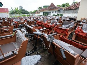 200 Becak Listrik Bantuan Presiden Prabowo Siap Dibagikan di Banyuwangi
