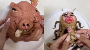 Bikin Bergidik! Roti Kukus Buruk Rupa Bentuk Babi hingga Kecoak