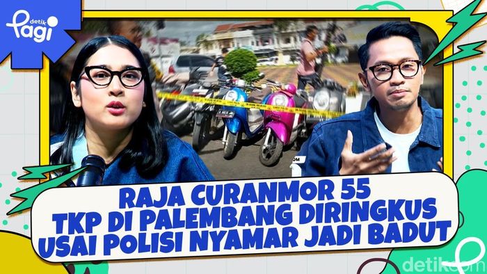 Video: Raja Curanmor 55 TKP di Palembang Diringkus Usai Polisi Nyamar Jadi Badut